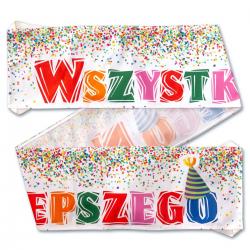 Hurtowa oferta Duży baner urodzinowy - Przebrania i stylizacje