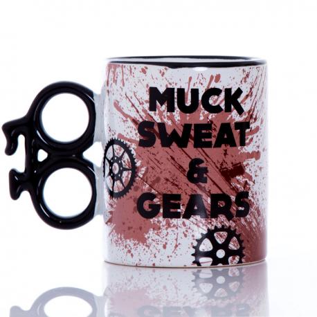 Kubek rowerzysty - Muck, Sweat & Gears  Funny Gifts For Men