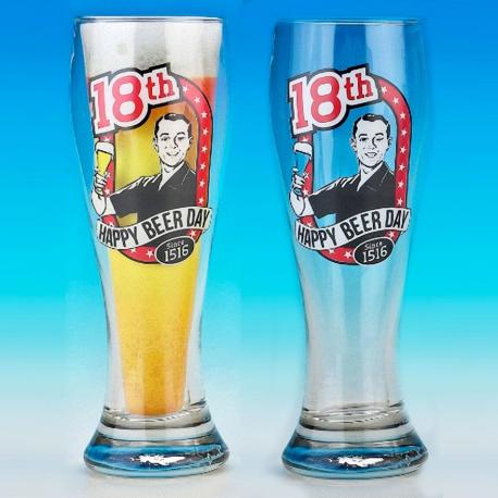 Hurtowa oferta Kufel Pilsner na 18 urodziny - Kufle do piwa Prezent na 18 urodziny dla niej i dla niego