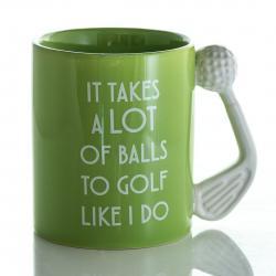 Kubek golfisty z jajami