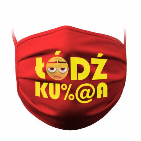 Mask with "Łódź Ku%@a" text Funny Gifts For Men