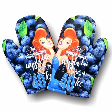 Rękawica kuchenna na 40 urodziny Kitchen gloves